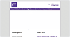 Desktop Screenshot of nyuafricahouse.org